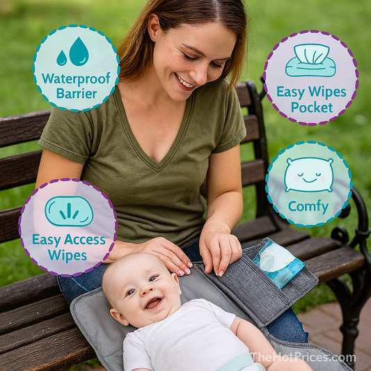 How to change a baby's diaper on an airplane?