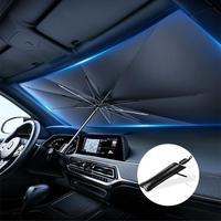 Windshield Sunshade Umbrella, Blocks UV & Heat, Pop-Open Design, Universal Fit