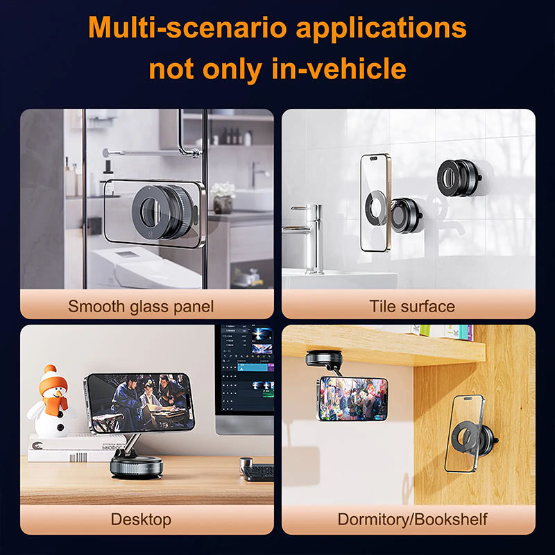 Multi-functional Ultra-Slim 360° Magsafe Grip & Kickstand - Mobile Phone Car Holder