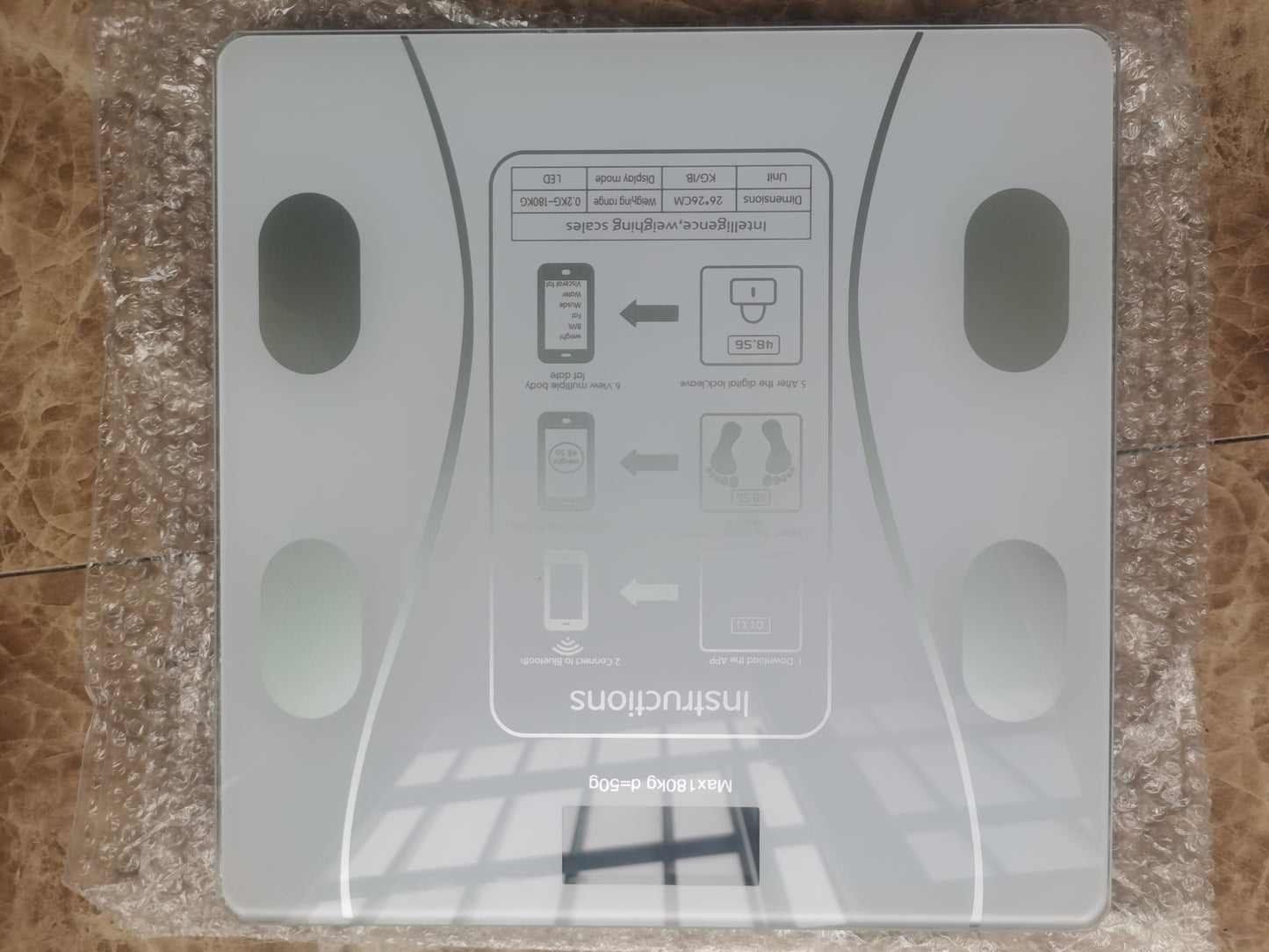Smart Digital Body Weight & Fat Scale with App for Fitness, BMI & Health Tracking