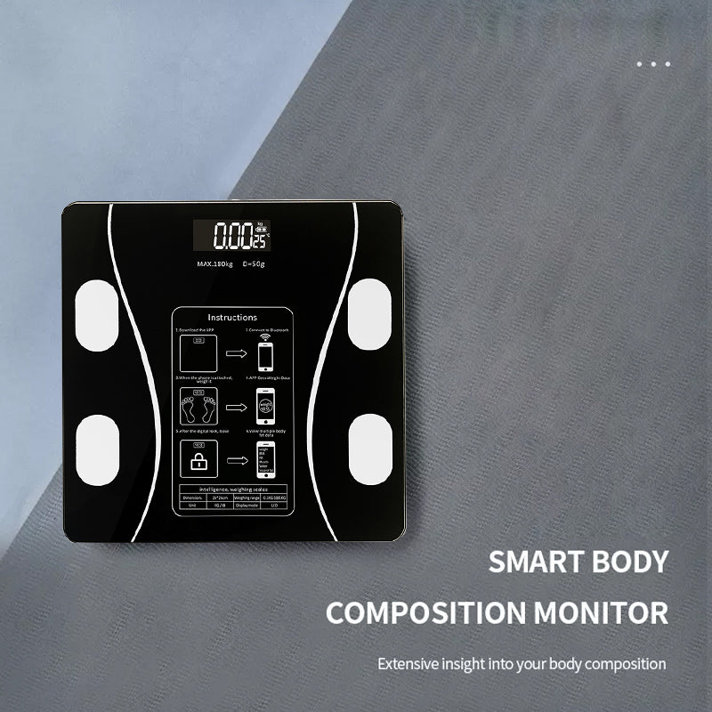 Smart Digital Body Weight & Fat Scale with App for Fitness, BMI & Health Tracking