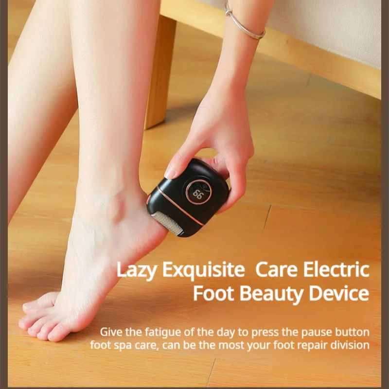 Electric Foot Grinder Callus Remover - Salon-Smooth Feet at Home (With 3 Heads)
