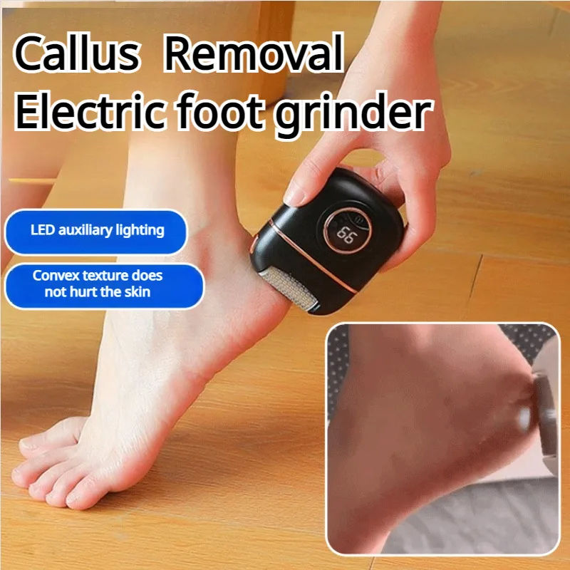 Electric Foot Grinder Callus Remover - Salon-Smooth Feet at Home (With 3 Heads)