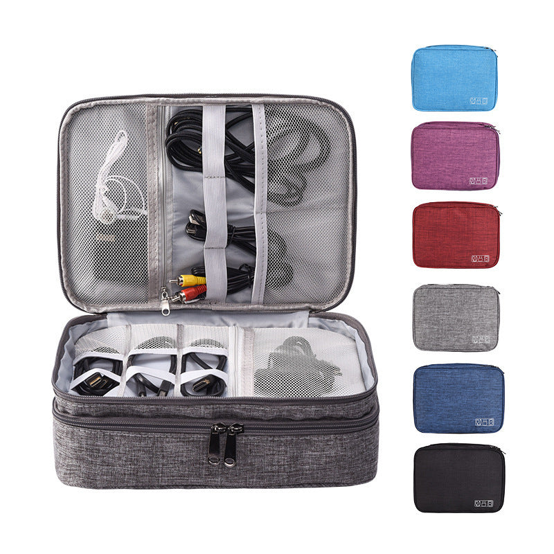 Multi-Functional Waterproof Digital Accessories Organizer Bag for Travel & Work