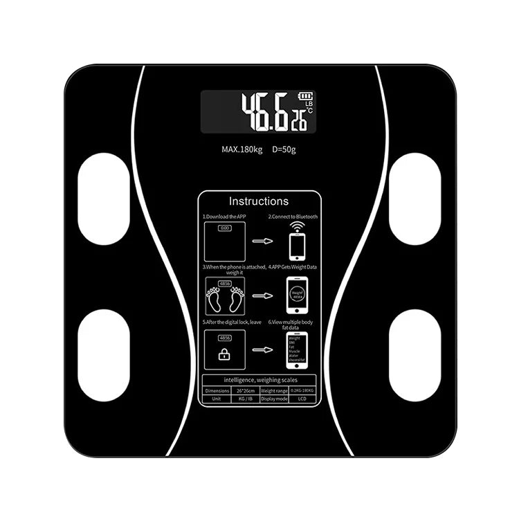 Smart Digital Body Weight & Fat Scale with App for Fitness, BMI & Health Tracking