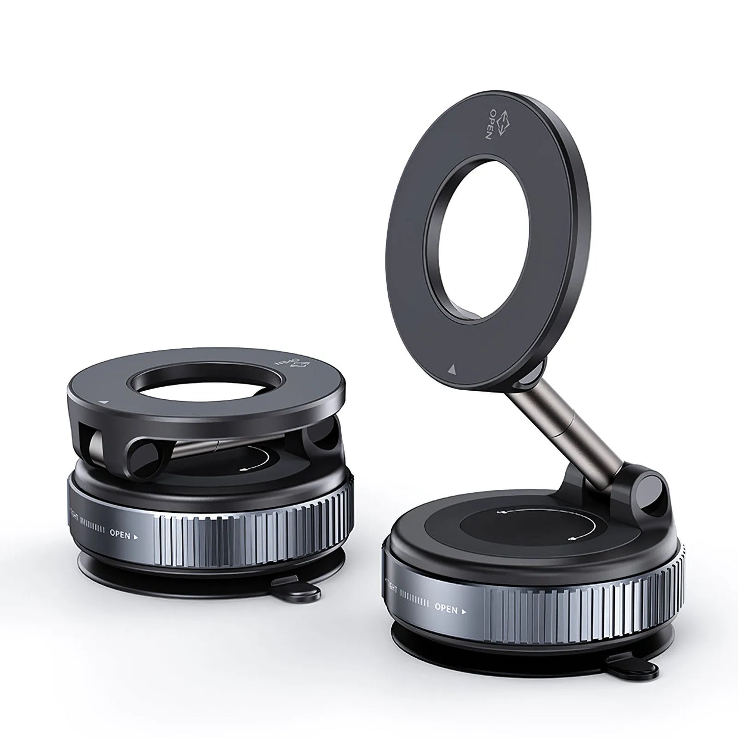Multi-functional Ultra-Slim 360° Magsafe Grip & Kickstand - Mobile Phone Car Holder