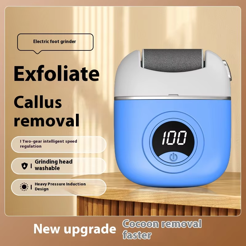 Electric Foot Grinder Callus Remover - Salon-Smooth Feet at Home (With 3 Heads)