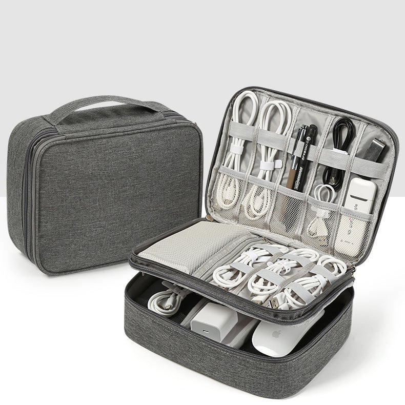 Multi-Functional Waterproof Digital Accessories Organizer Bag for Travel & Work