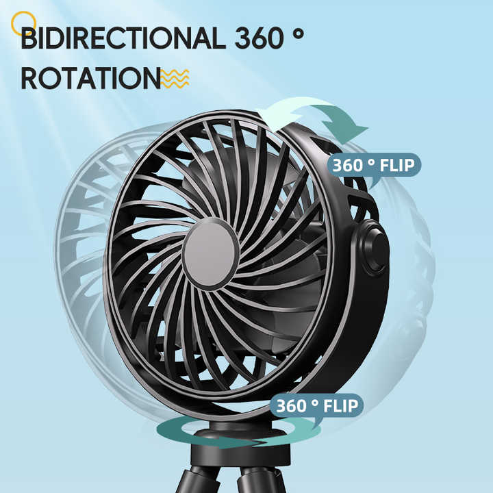 Rechargeable Portable Desktop Table Mini Fan