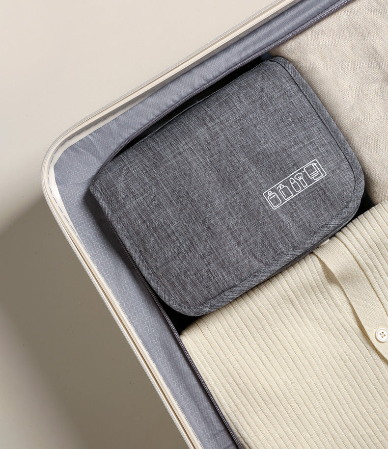Waterproof Foldable Hanging Travel Toiletry Bag for Men & Women