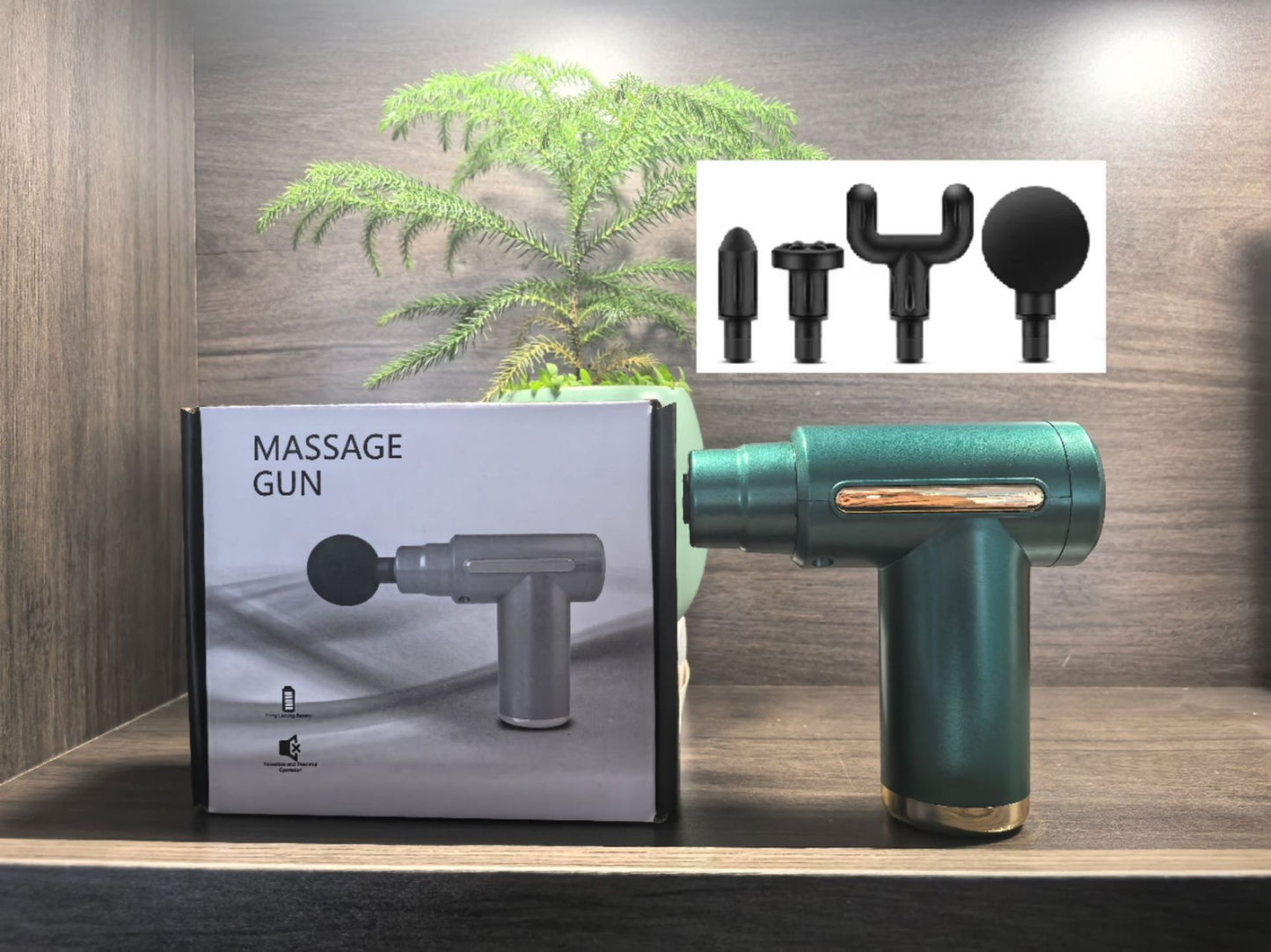 Mini pistolet de massage portable sans fil pour le fascia, pour un soulagement musculaire profond