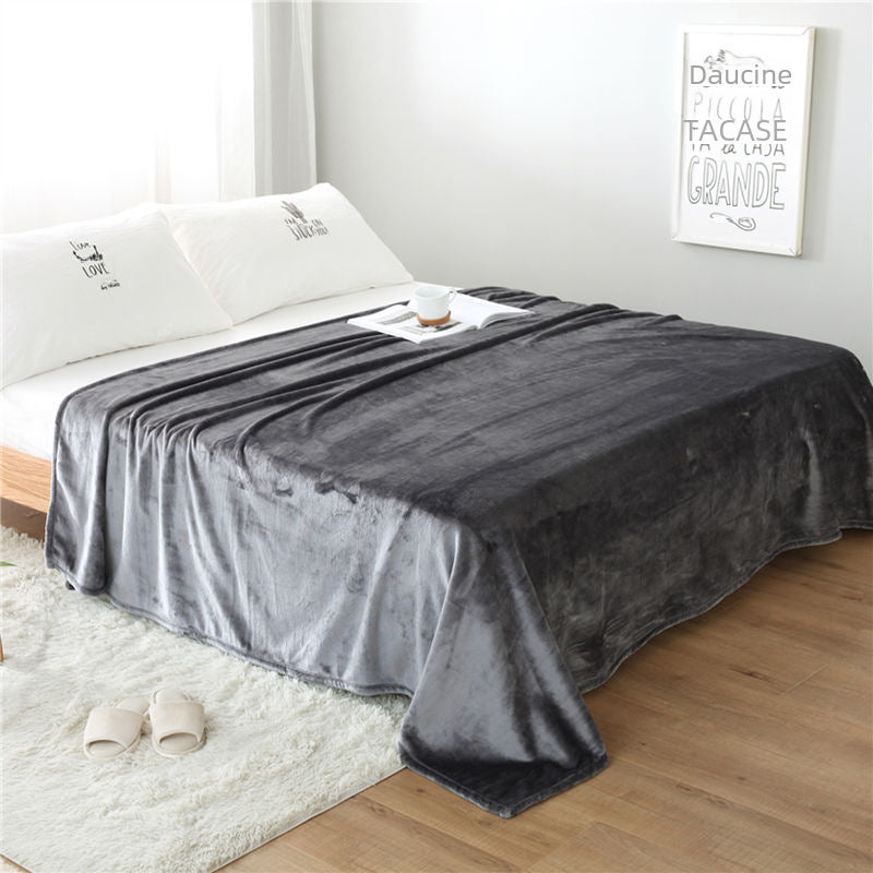 Luxury Thick Coral Fleece and Flannel Blanket