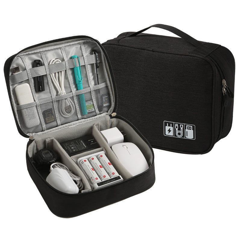 Multi-Functional Waterproof Digital Accessories Organizer Bag for Travel & Work