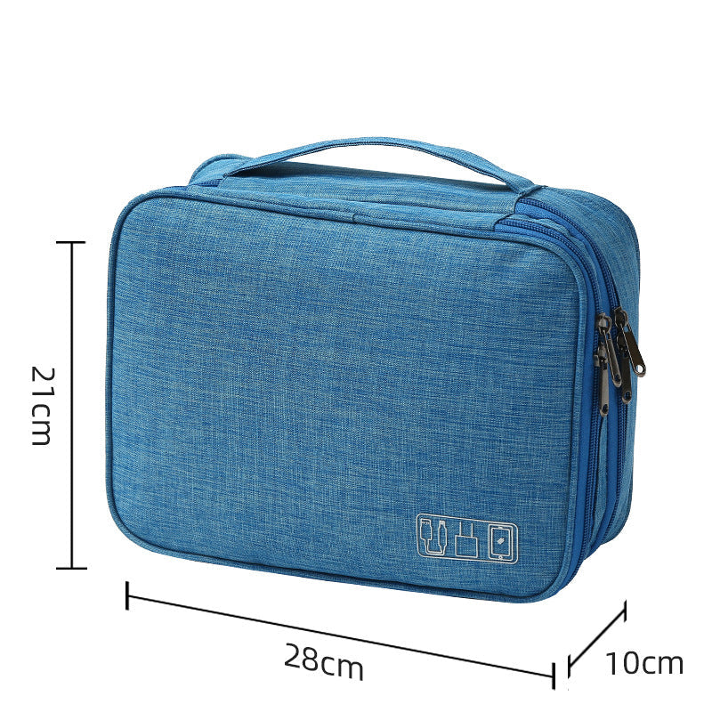 Multi-Functional Waterproof Digital Accessories Organizer Bag for Travel & Work