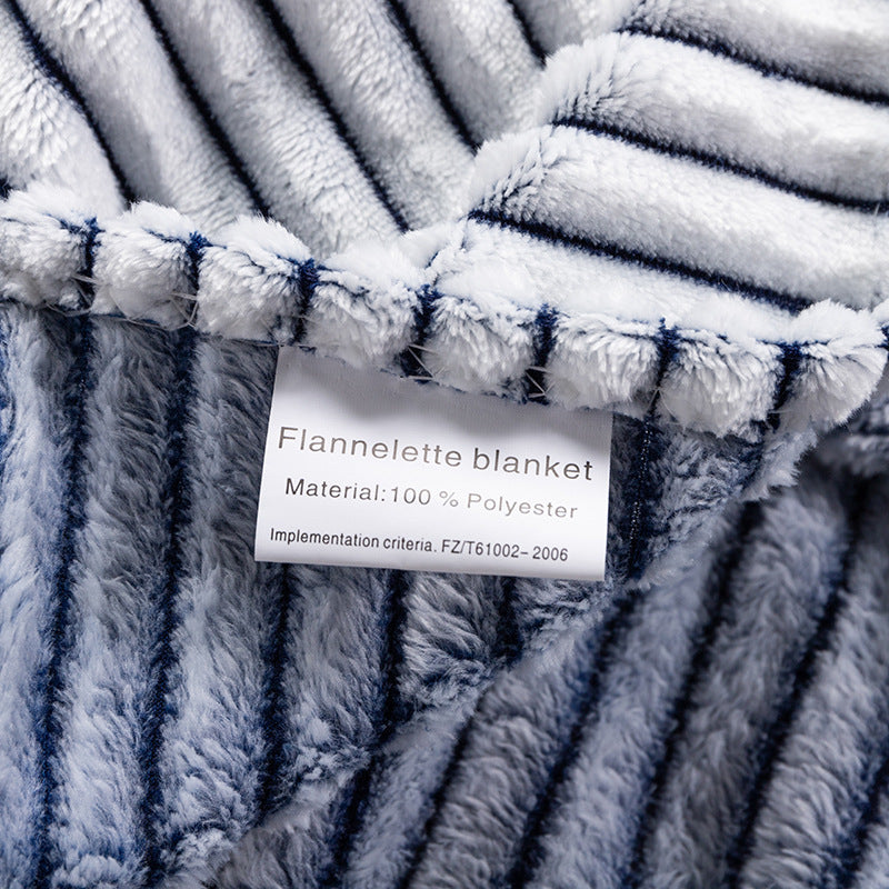 Premium Soft Fleece & Knitted Throw Blanket