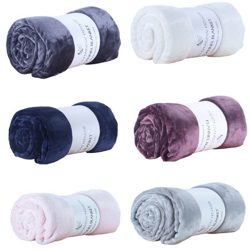 Luxury Thick Coral Fleece and Flannel Blanket