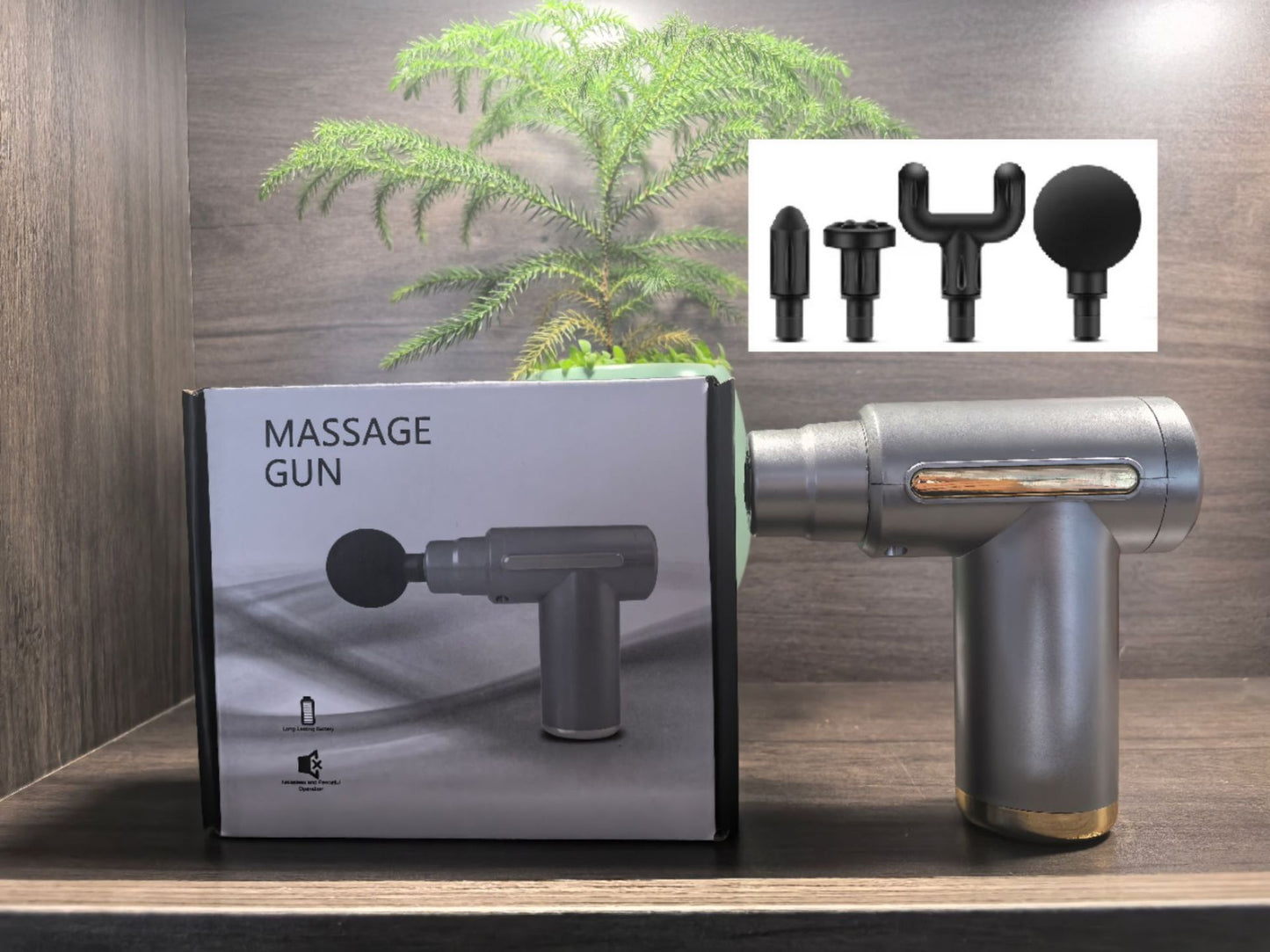 Mini pistolet de massage portable sans fil pour le fascia, pour un soulagement musculaire profond