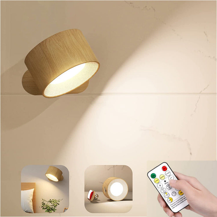 Applique murale magnétique LED rechargeable à 360°