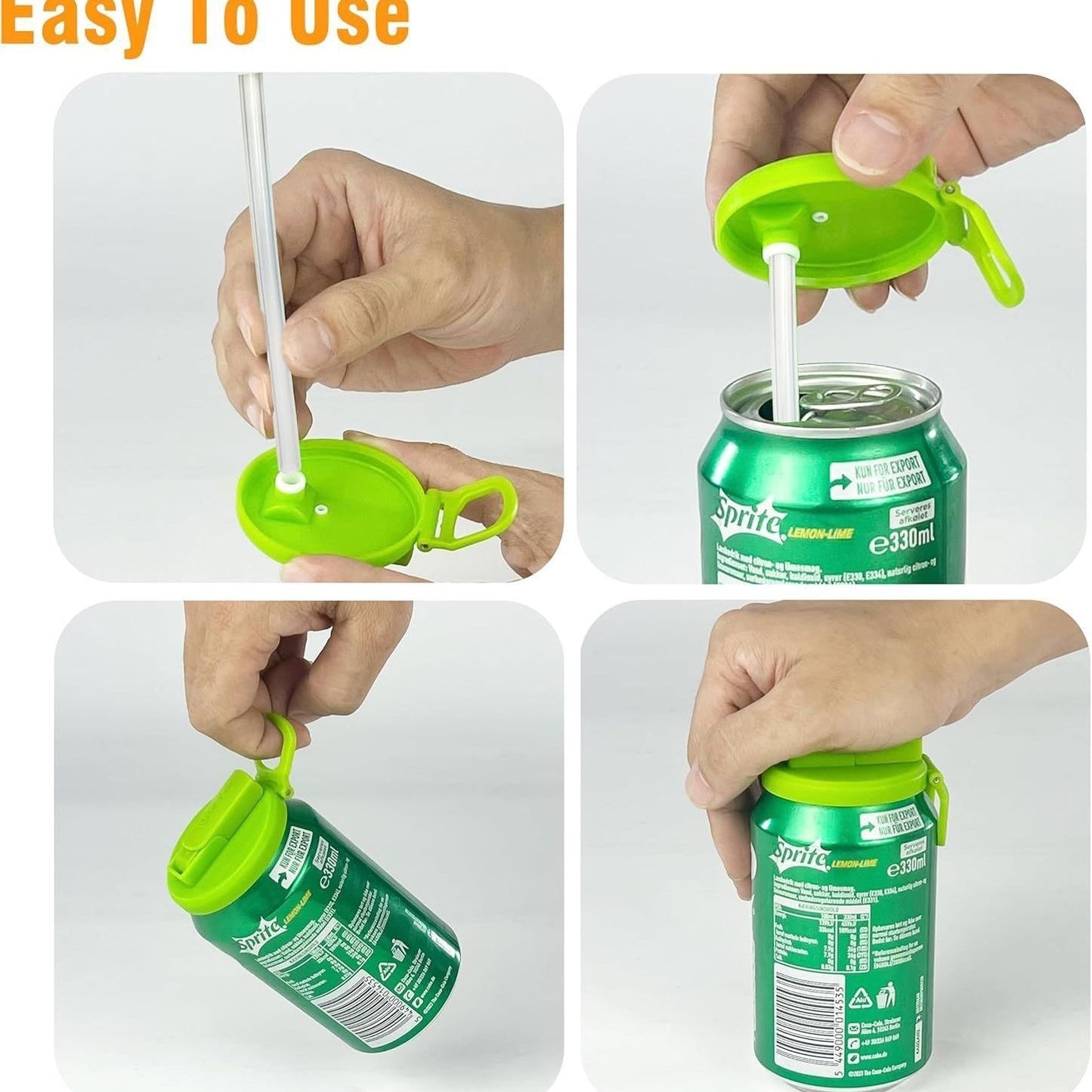 CansStraws Soda Can Covers straw lid plastic crafts
