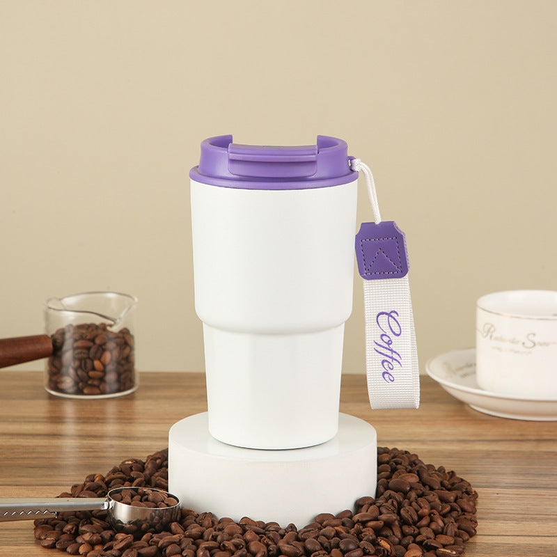 Smart Double Wall 316 stainless Steel Octagonal Coffee Cup