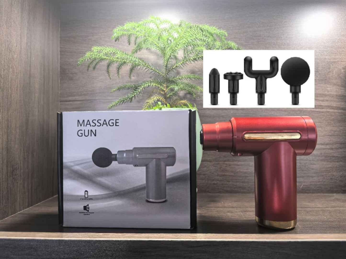 Mini pistolet de massage portable sans fil pour le fascia, pour un soulagement musculaire profond
