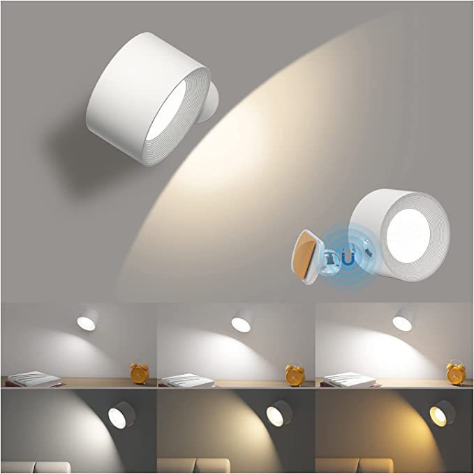 Applique murale magnétique LED rechargeable à 360°