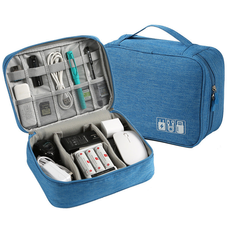 Multi-Functional Waterproof Digital Accessories Organizer Bag for Travel & Work