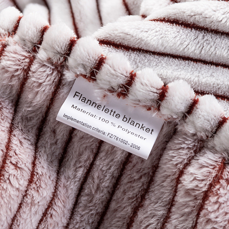 Premium Soft Fleece & Knitted Throw Blanket