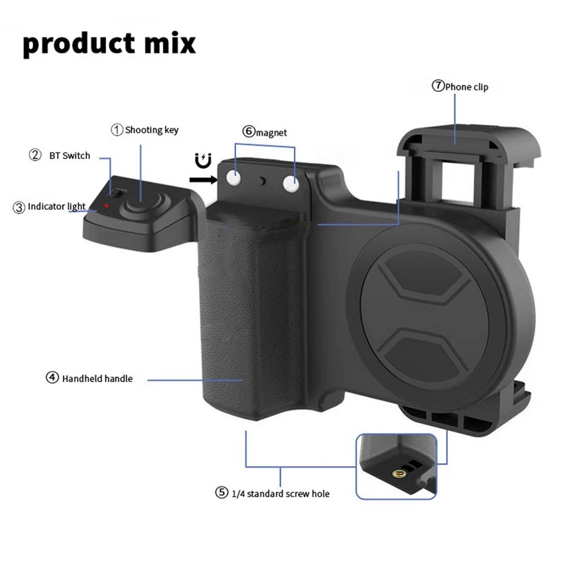 Stabilisateur de caméra sans fil pour le vlogging et la vidéo