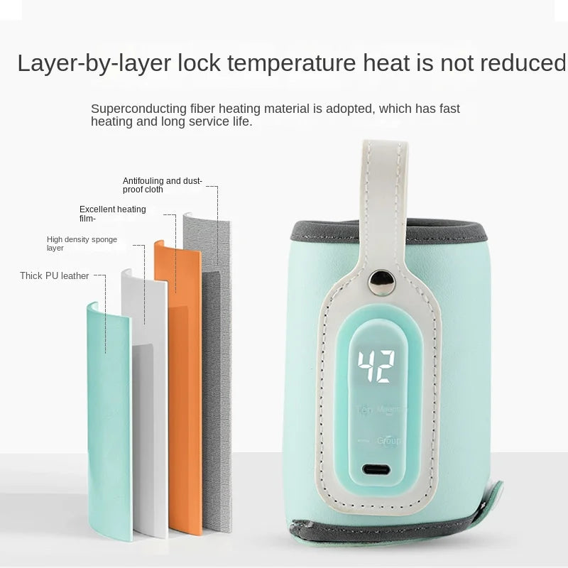 Chauffe-lait portable rechargeable