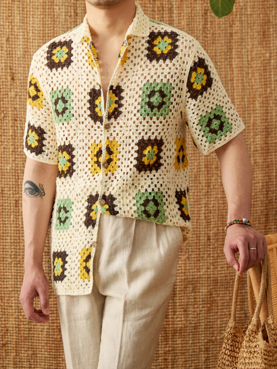 Gehäkeltes Openwork-Shirt – leicht, atmungsaktiv, kühl im Sommer
