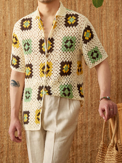 Gehäkeltes Openwork-Shirt – leicht, atmungsaktiv, kühl im Sommer