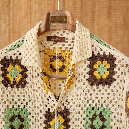 Gehäkeltes Openwork-Shirt – leicht, atmungsaktiv, kühl im Sommer