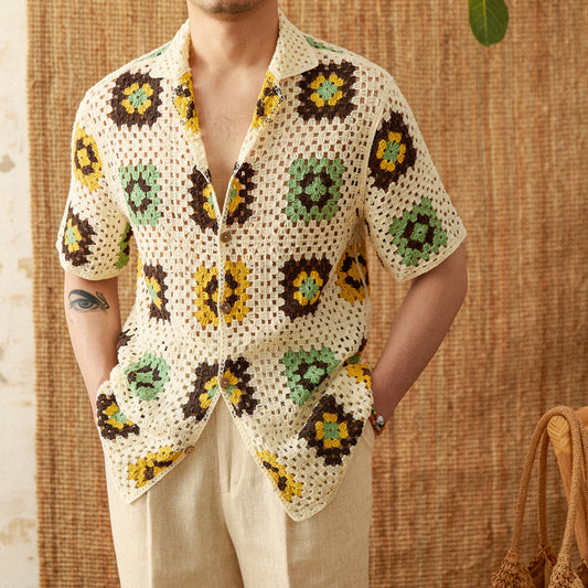 Gehäkeltes Openwork-Shirt – leicht, atmungsaktiv, kühl im Sommer