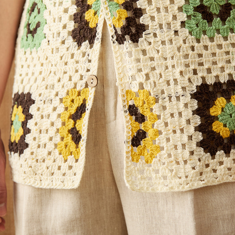 Gehäkeltes Openwork-Shirt – leicht, atmungsaktiv, kühl im Sommer