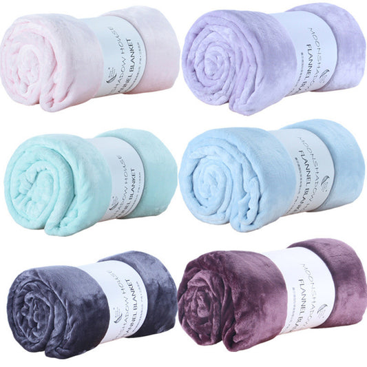 Luxury Thick Coral Fleece and Flannel Blanket