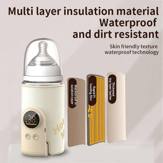 Rechargeable Fast-Heating USB Baby Bottle Warmer