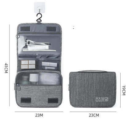 Waterproof Foldable Hanging Travel Toiletry Bag for Men & Women