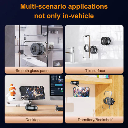Multi-functional Ultra-Slim 360° Magsafe Grip & Kickstand - Mobile Phone Car Holder
