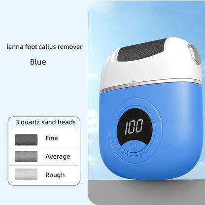 Electric Foot Grinder Callus Remover - Salon-Smooth Feet at Home (With 3 Heads)
