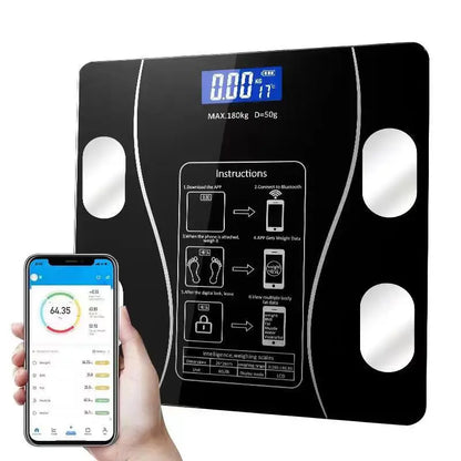 Smart Digital Body Weight & Fat Scale with App for Fitness, BMI & Health Tracking