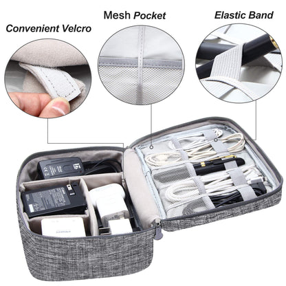 Multi-Functional Waterproof Digital Accessories Organizer Bag for Travel & Work