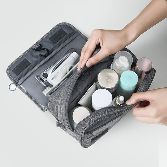 Waterproof Foldable Hanging Travel Toiletry Bag for Men & Women