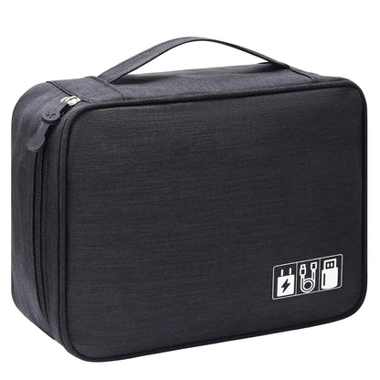 Multi-Functional Waterproof Digital Accessories Organizer Bag for Travel & Work