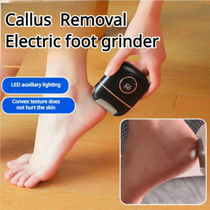 Electric Foot Grinder Callus Remover - Salon-Smooth Feet at Home (With 3 Heads)