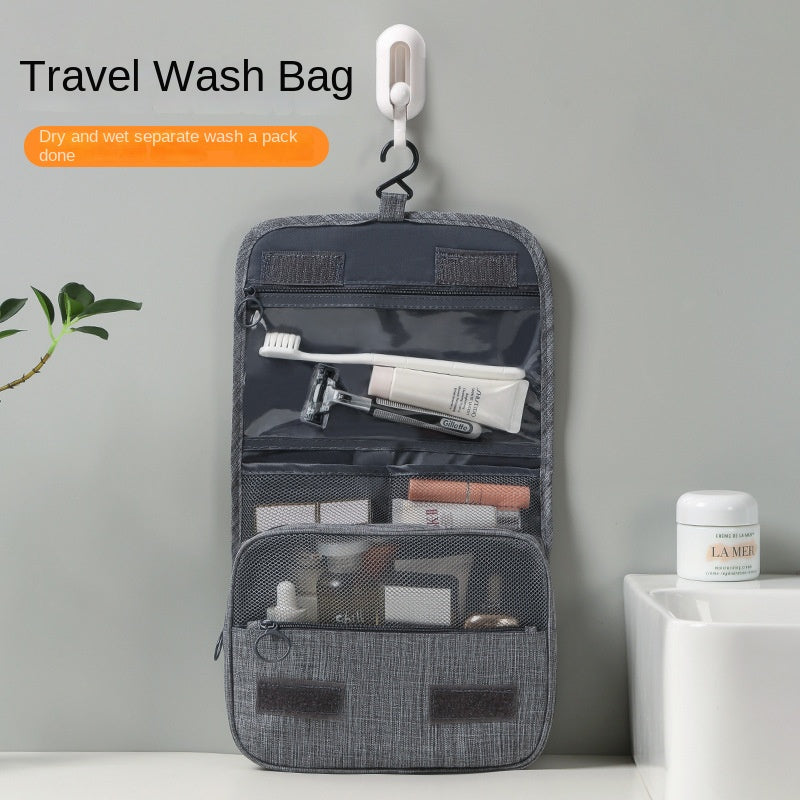 Waterproof Foldable Hanging Travel Toiletry Bag for Men & Women