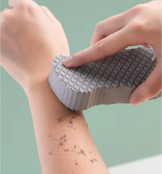 Painless Exfoliation 3D Fish-Scale Bath Sponge - Ultra Soft Texture (For Babies & Adults)