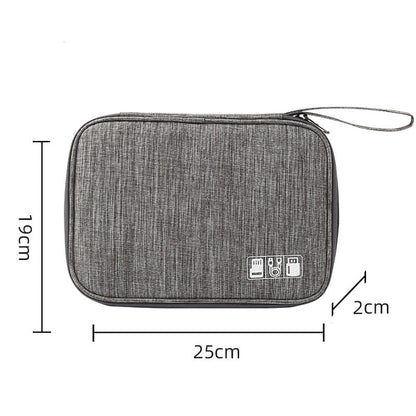 Multi-Functional Waterproof Digital Accessories Organizer Bag for Travel & Work
