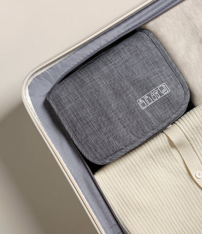 Waterproof Foldable Hanging Travel Toiletry Bag for Men & Women
