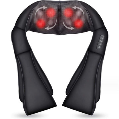 Deep Tissue Shiatsu Heated Neck & Shoulder Massager